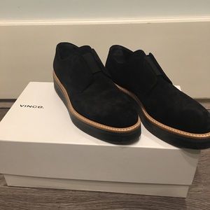 Vince Suede slip on oxford
